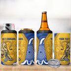 ACT Cougars Oztag Custom 4 in 1 Can Cooler Tumbler Australian Capital Territory Indigenous Art