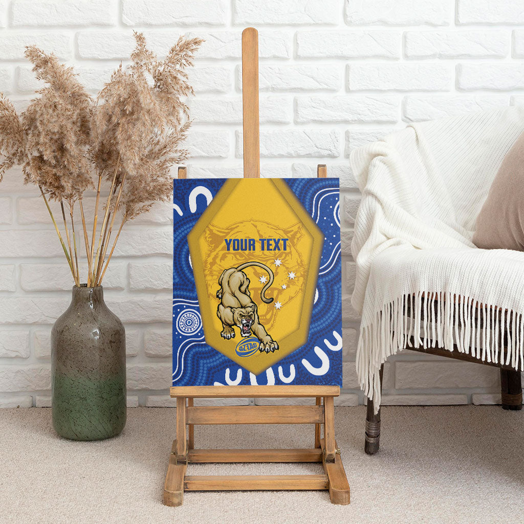 ACT Cougars Oztag Custom Canvas Wall Art Australian Capital Territory Indigenous Art