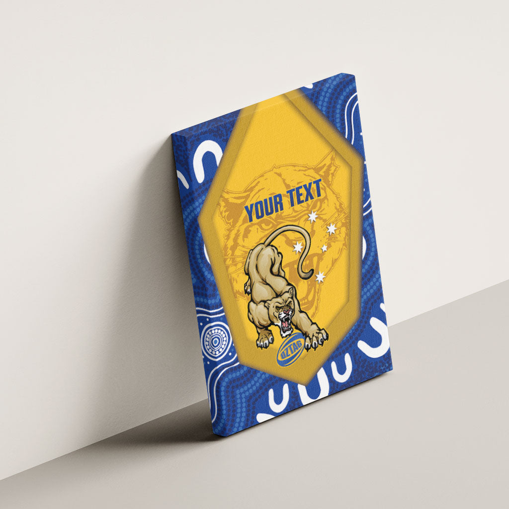 ACT Cougars Oztag Custom Canvas Wall Art Australian Capital Territory Indigenous Art