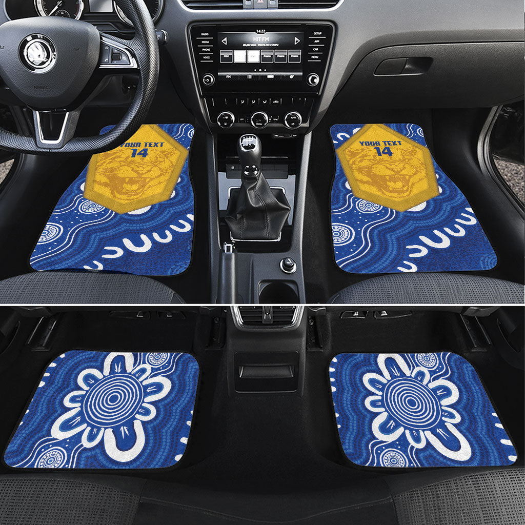 ACT Cougars Oztag Custom Car Mats Australian Capital Territory Indigenous Art