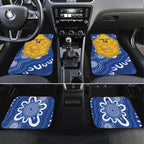 ACT Cougars Oztag Custom Car Mats Australian Capital Territory Indigenous Art