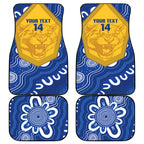 ACT Cougars Oztag Custom Car Mats Australian Capital Territory Indigenous Art
