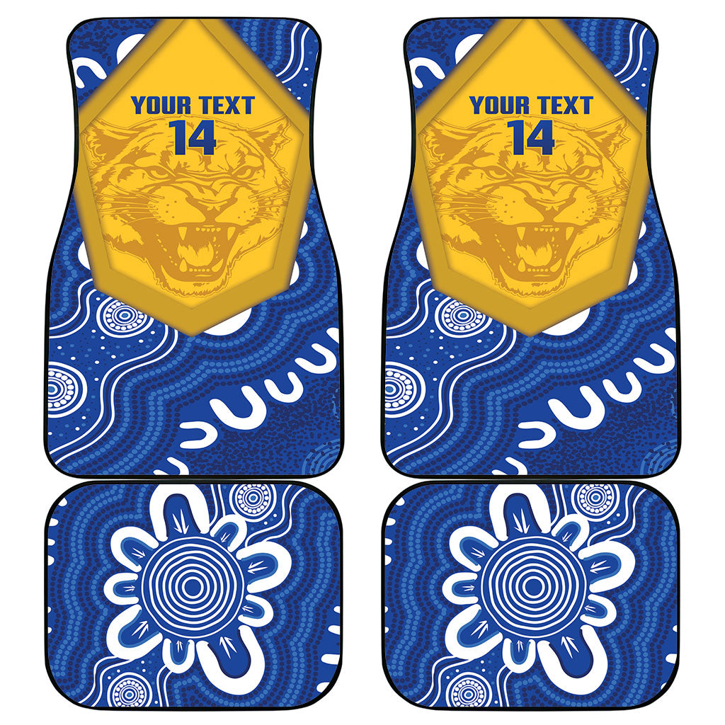 ACT Cougars Oztag Custom Car Mats Australian Capital Territory Indigenous Art