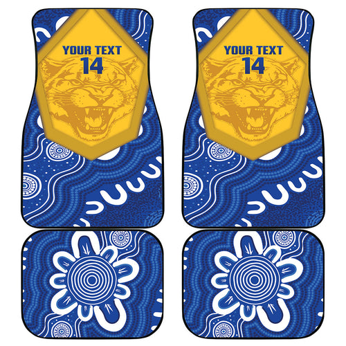 ACT Cougars Oztag Custom Car Mats Australian Capital Territory Indigenous Art