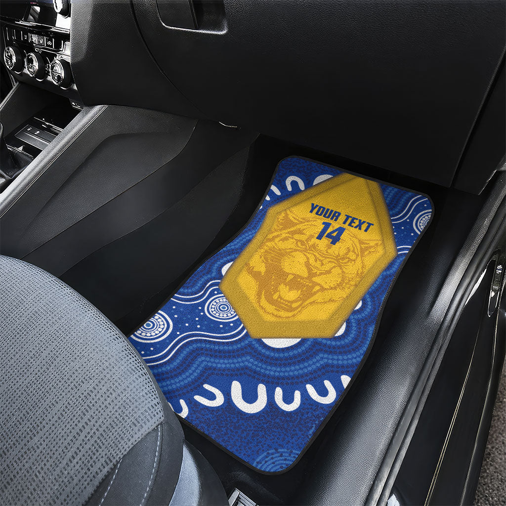 ACT Cougars Oztag Custom Car Mats Australian Capital Territory Indigenous Art