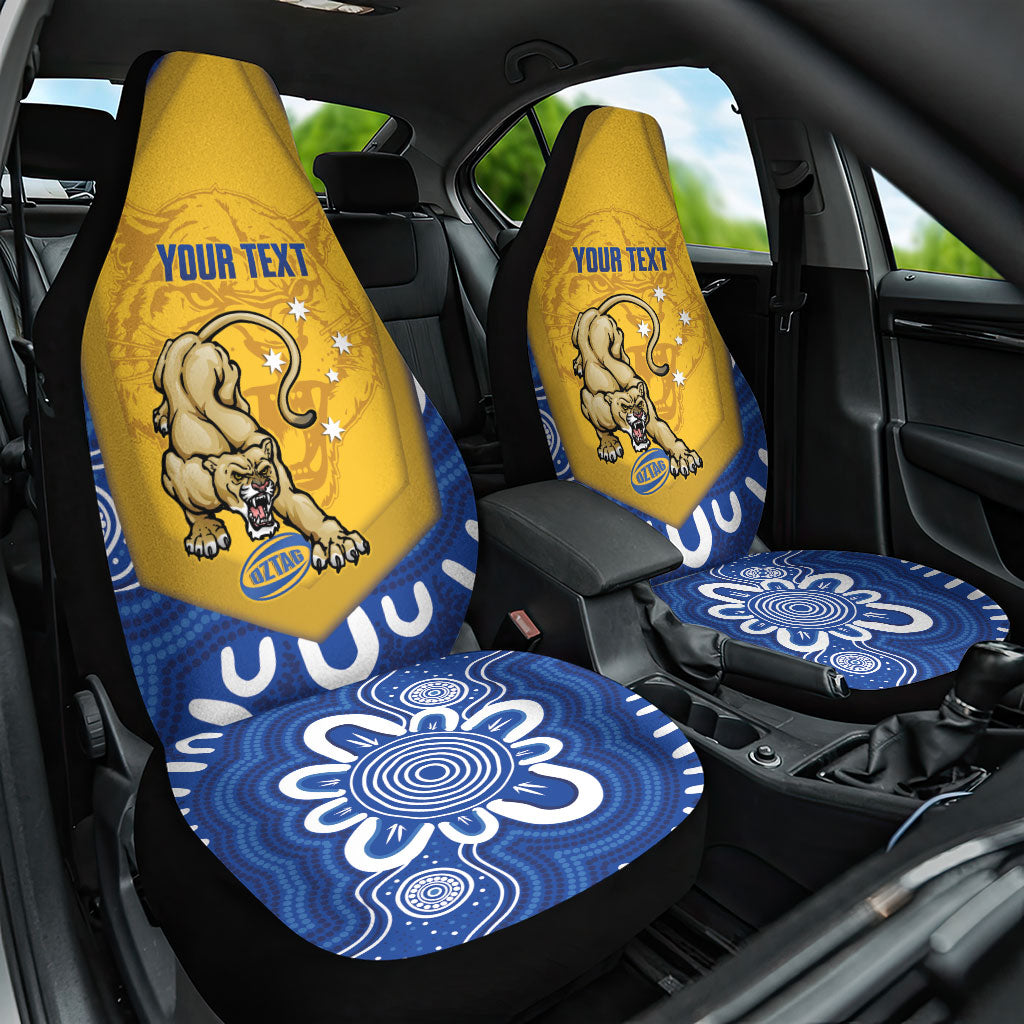 ACT Cougars Oztag Custom Car Seat Cover Australian Capital Territory Indigenous Art