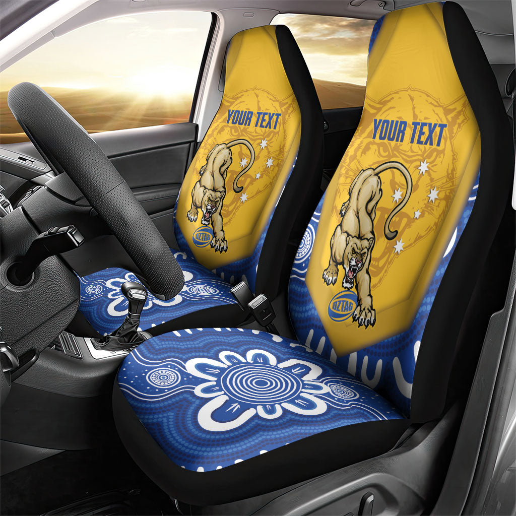 ACT Cougars Oztag Custom Car Seat Cover Australian Capital Territory Indigenous Art
