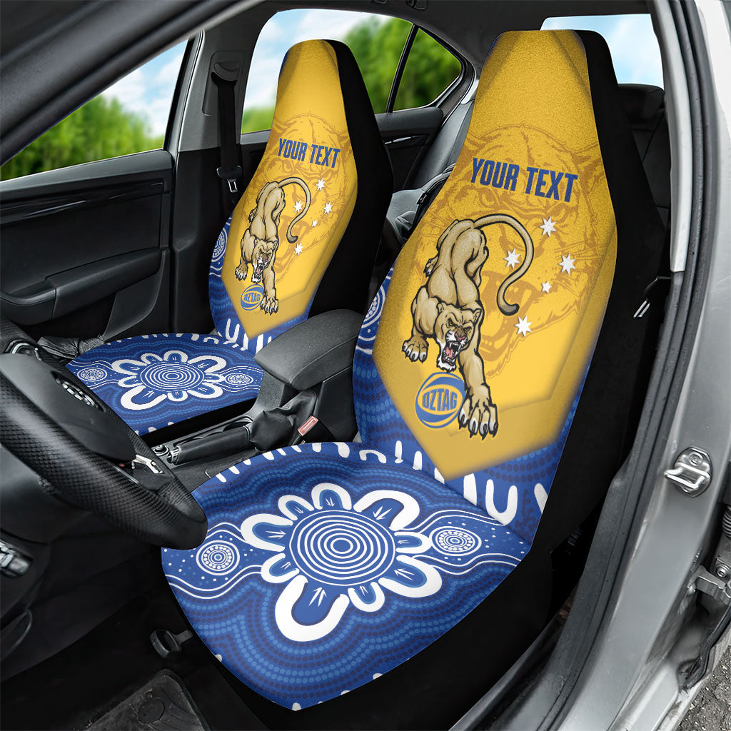 ACT Cougars Oztag Custom Car Seat Cover Australian Capital Territory Indigenous Art