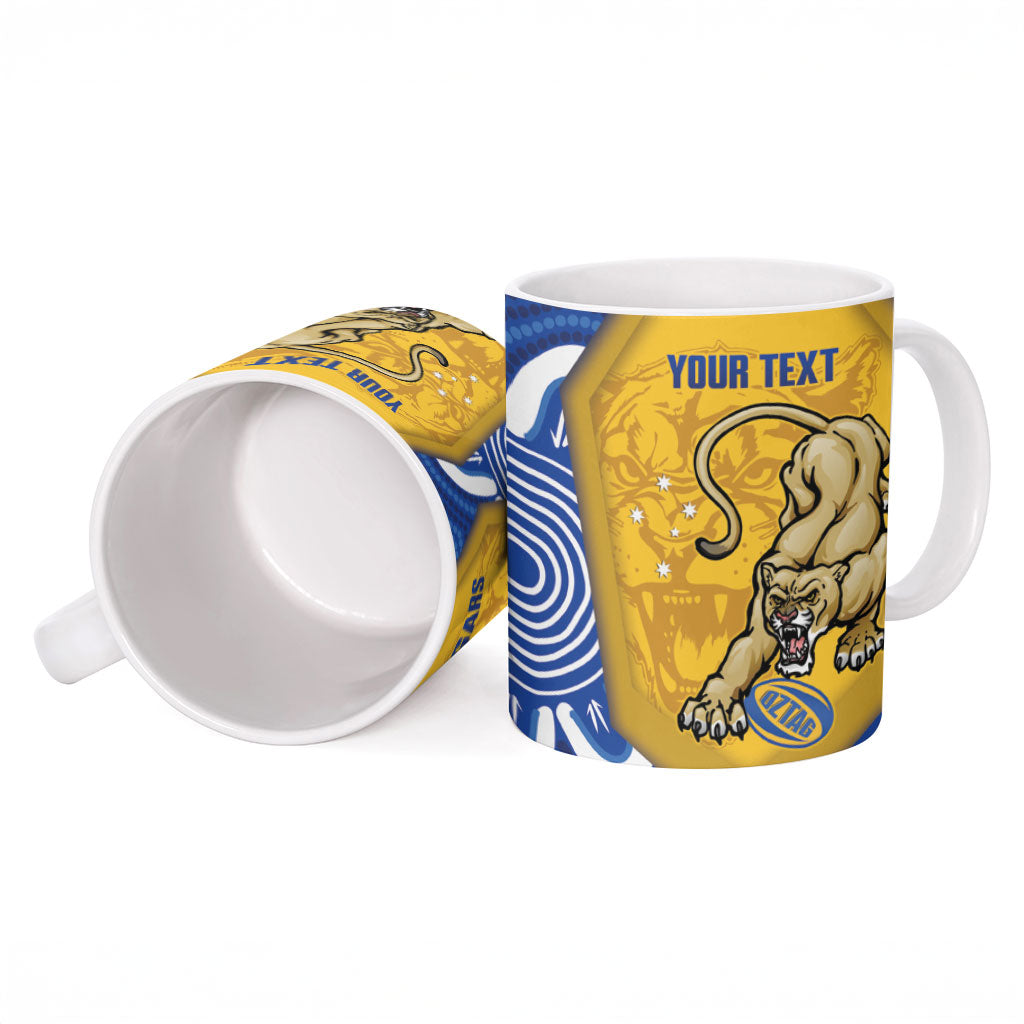 ACT Cougars Oztag Custom Ceramic Mug Australian Capital Territory Indigenous Art