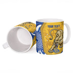 ACT Cougars Oztag Custom Ceramic Mug Australian Capital Territory Indigenous Art