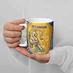 ACT Cougars Oztag Custom Ceramic Mug Australian Capital Territory Indigenous Art