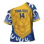 ACT Cougars Oztag Custom Cross Shoulder Shirt Australian Capital Territory Indigenous Art