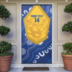 ACT Cougars Oztag Custom Door Cover Australian Capital Territory Indigenous Art