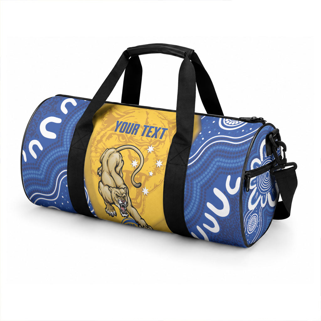ACT Cougars Oztag Custom Duffle Bag Australian Capital Territory Indigenous Art