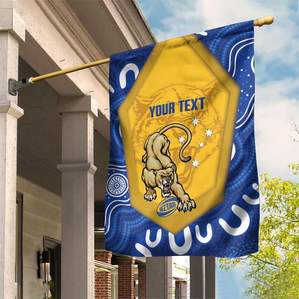 ACT Cougars Oztag Custom Garden Flag Australian Capital Territory Indigenous Art