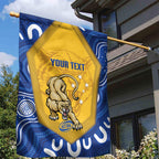 ACT Cougars Oztag Custom Garden Flag Australian Capital Territory Indigenous Art
