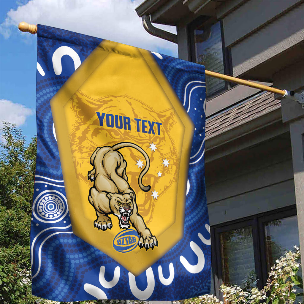 ACT Cougars Oztag Custom Garden Flag Australian Capital Territory Indigenous Art