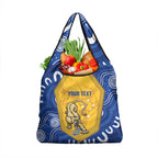 ACT Cougars Oztag Custom Grocery Bag Australian Capital Territory Indigenous Art