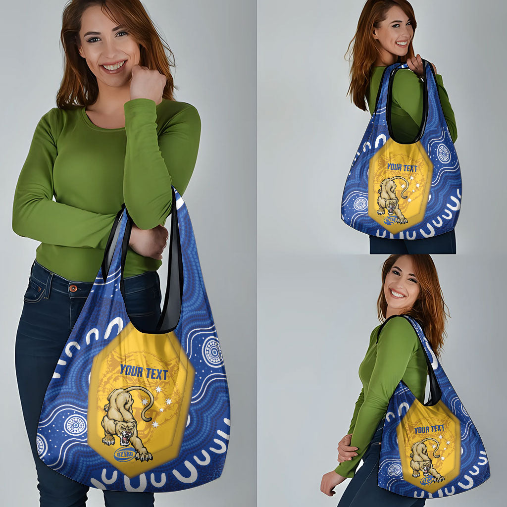 ACT Cougars Oztag Custom Grocery Bag Australian Capital Territory Indigenous Art