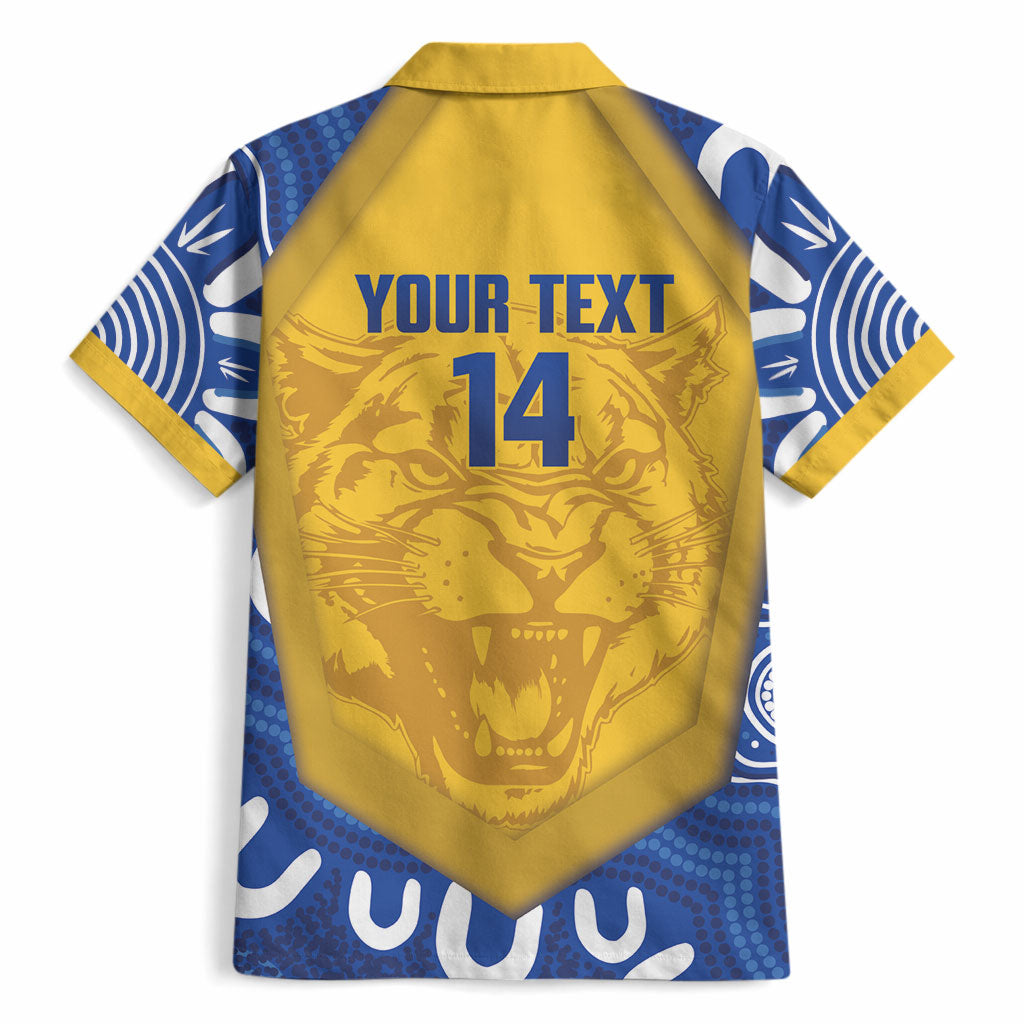 ACT Cougars Oztag Custom Hawaiian Shirt Australian Capital Territory Indigenous Art