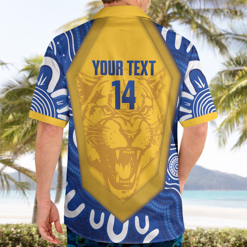 ACT Cougars Oztag Custom Hawaiian Shirt Australian Capital Territory Indigenous Art