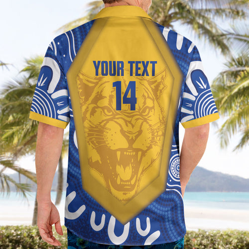 ACT Cougars Oztag Custom Hawaiian Shirt Australian Capital Territory Indigenous Art