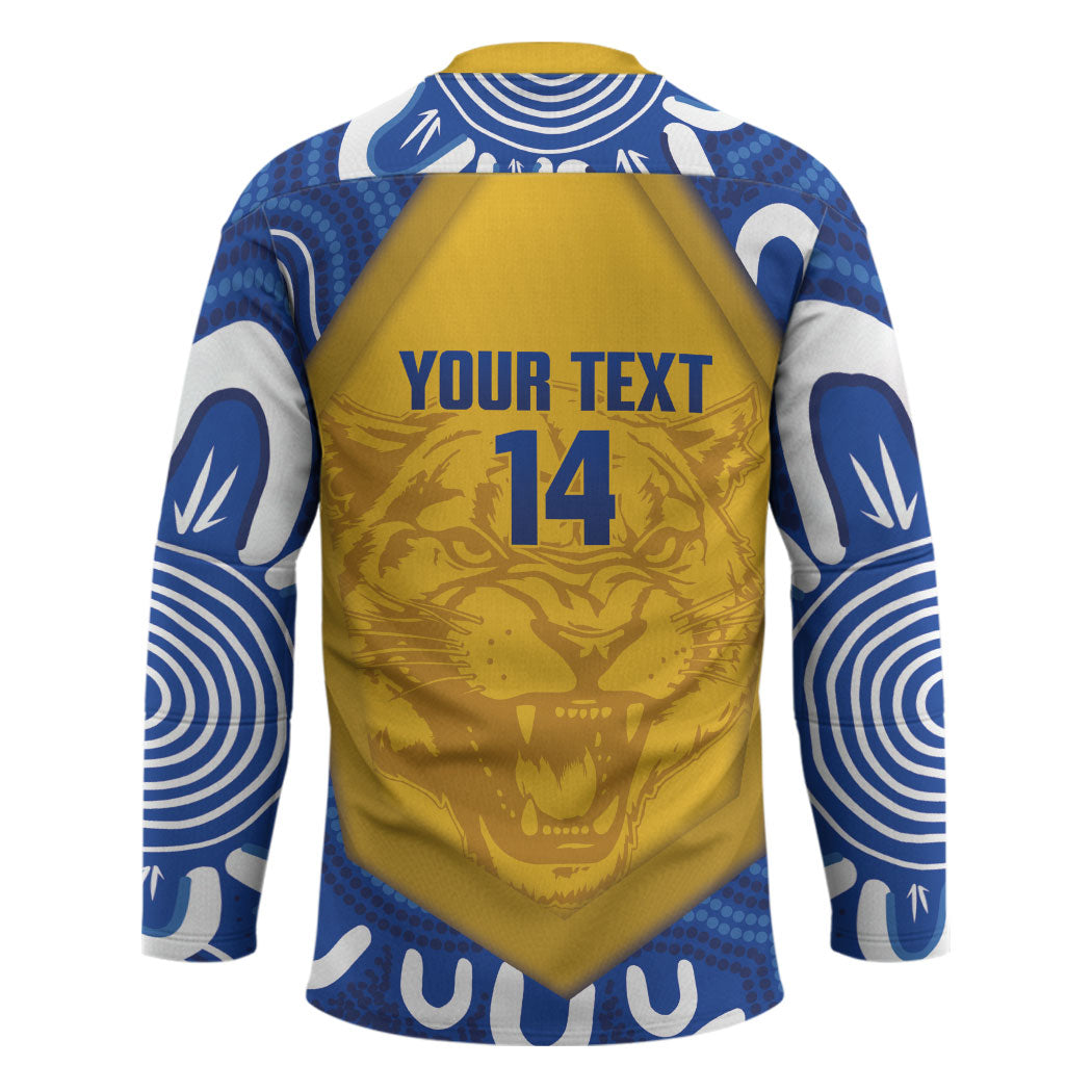 ACT Cougars Oztag Custom Hockey Jersey Australian Capital Territory Indigenous Art
