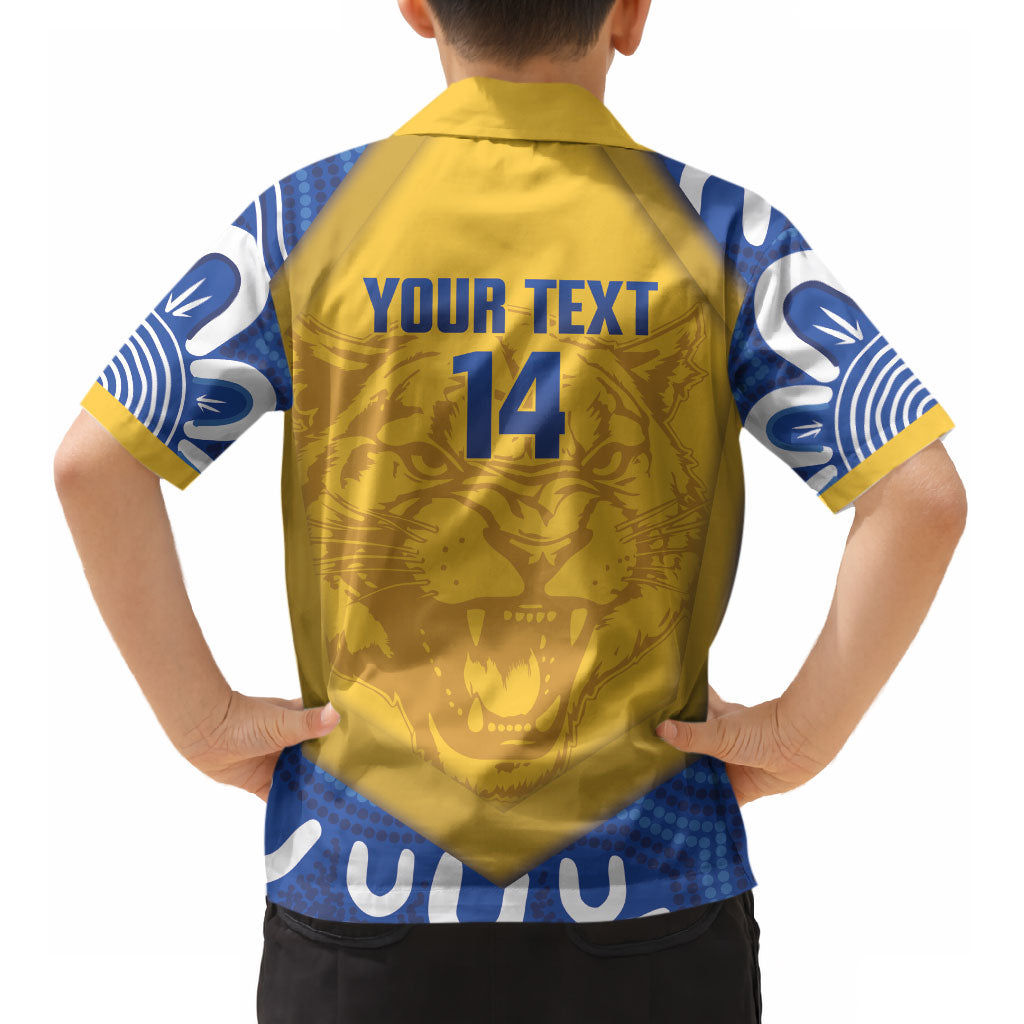 ACT Cougars Oztag Custom Kid Hawaiian Shirt Australian Capital Territory Indigenous Art