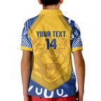 ACT Cougars Oztag Custom Kid Polo Shirt Australian Capital Territory Indigenous Art