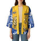 ACT Cougars Oztag Custom Kimono Australian Capital Territory Indigenous Art