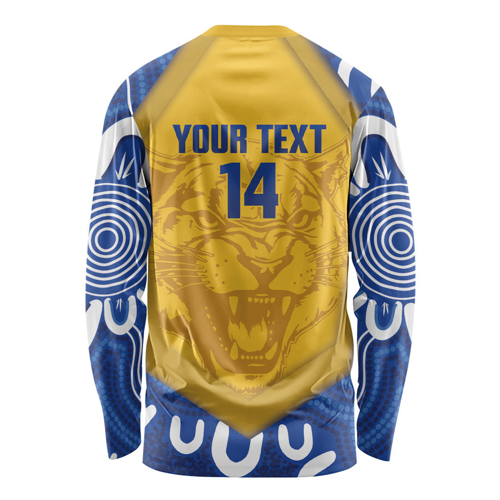 ACT Cougars Oztag Custom Long Sleeve Shirt Australian Capital Territory Indigenous Art