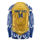 ACT Cougars Oztag Custom Long Sleeve Shirt Australian Capital Territory Indigenous Art
