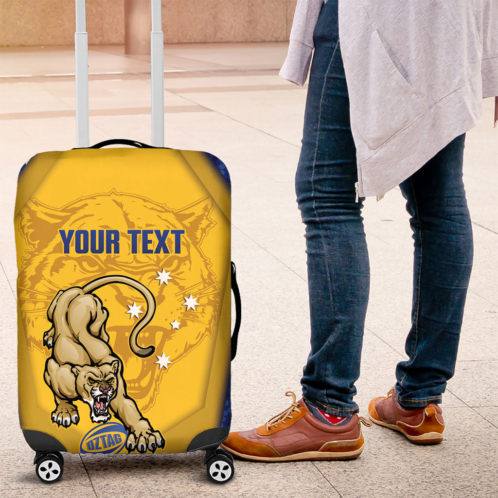 ACT Cougars Oztag Custom Luggage Cover Australian Capital Territory Indigenous Art
