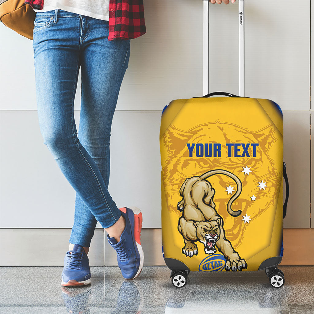ACT Cougars Oztag Custom Luggage Cover Australian Capital Territory Indigenous Art