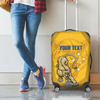 ACT Cougars Oztag Custom Luggage Cover Australian Capital Territory Indigenous Art