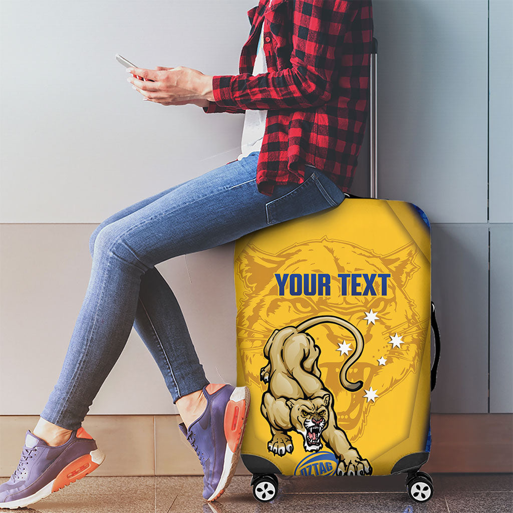 ACT Cougars Oztag Custom Luggage Cover Australian Capital Territory Indigenous Art