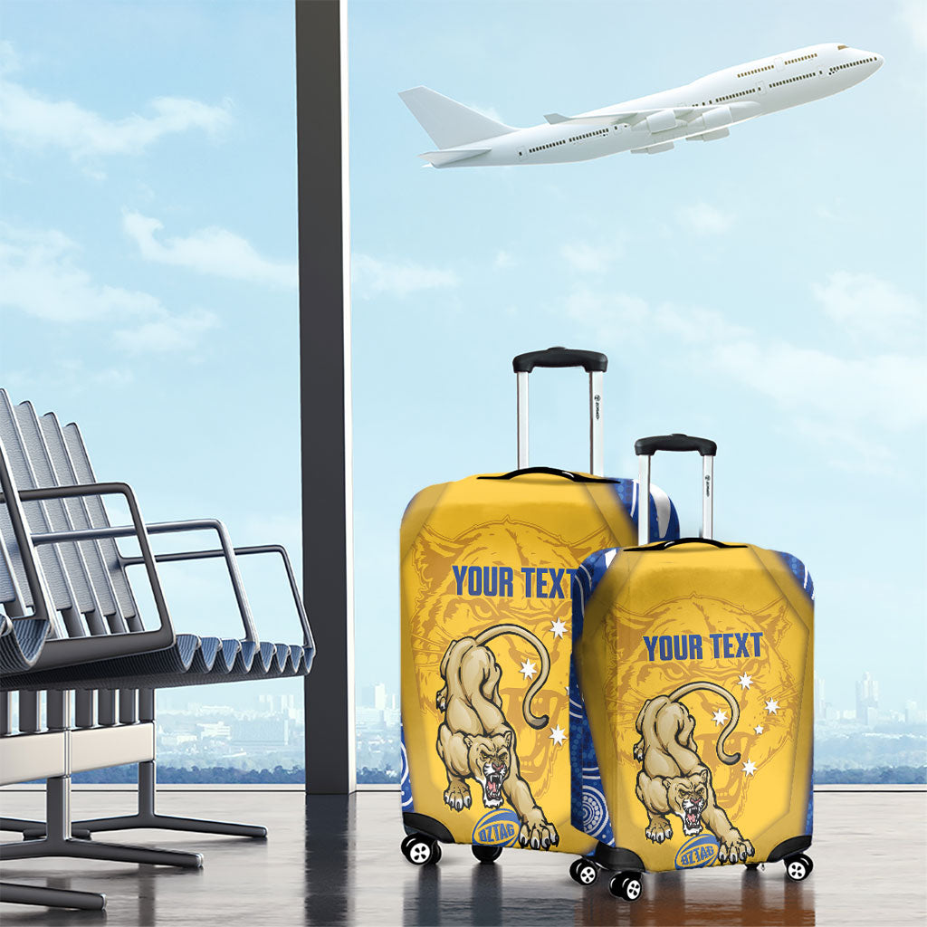 ACT Cougars Oztag Custom Luggage Cover Australian Capital Territory Indigenous Art