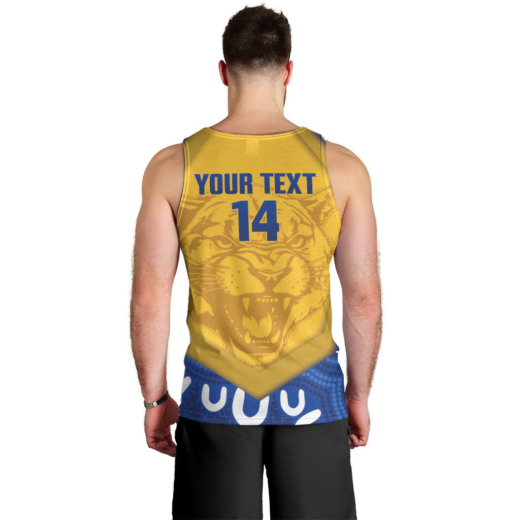 ACT Cougars Oztag Custom Men Tank Top Australian Capital Territory Indigenous Art