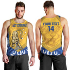 ACT Cougars Oztag Custom Men Tank Top Australian Capital Territory Indigenous Art