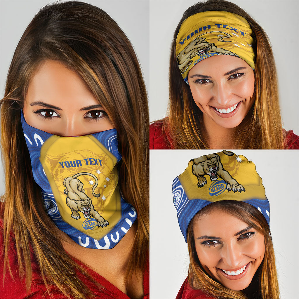 ACT Cougars Oztag Custom Neck Gaiter Australian Capital Territory Indigenous Art