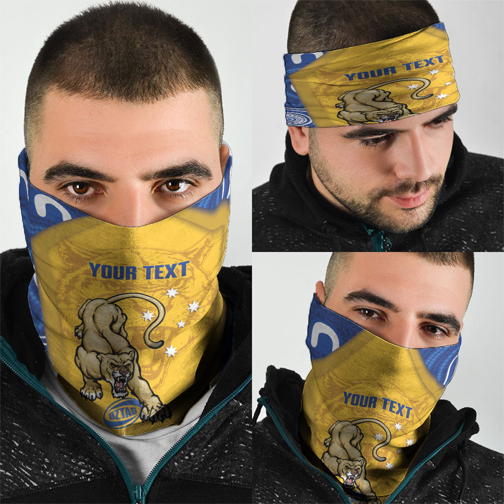 ACT Cougars Oztag Custom Neck Gaiter Australian Capital Territory Indigenous Art
