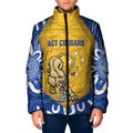ACT Cougars Oztag Custom Padded Jacket Australian Capital Territory Indigenous Art