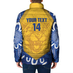 ACT Cougars Oztag Custom Padded Jacket Australian Capital Territory Indigenous Art