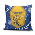 ACT Cougars Oztag Custom Pillow Cover Australian Capital Territory Indigenous Art