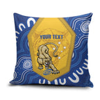 ACT Cougars Oztag Custom Pillow Cover Australian Capital Territory Indigenous Art