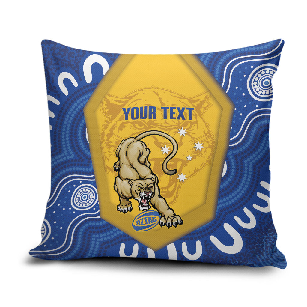 ACT Cougars Oztag Custom Pillow Cover Australian Capital Territory Indigenous Art