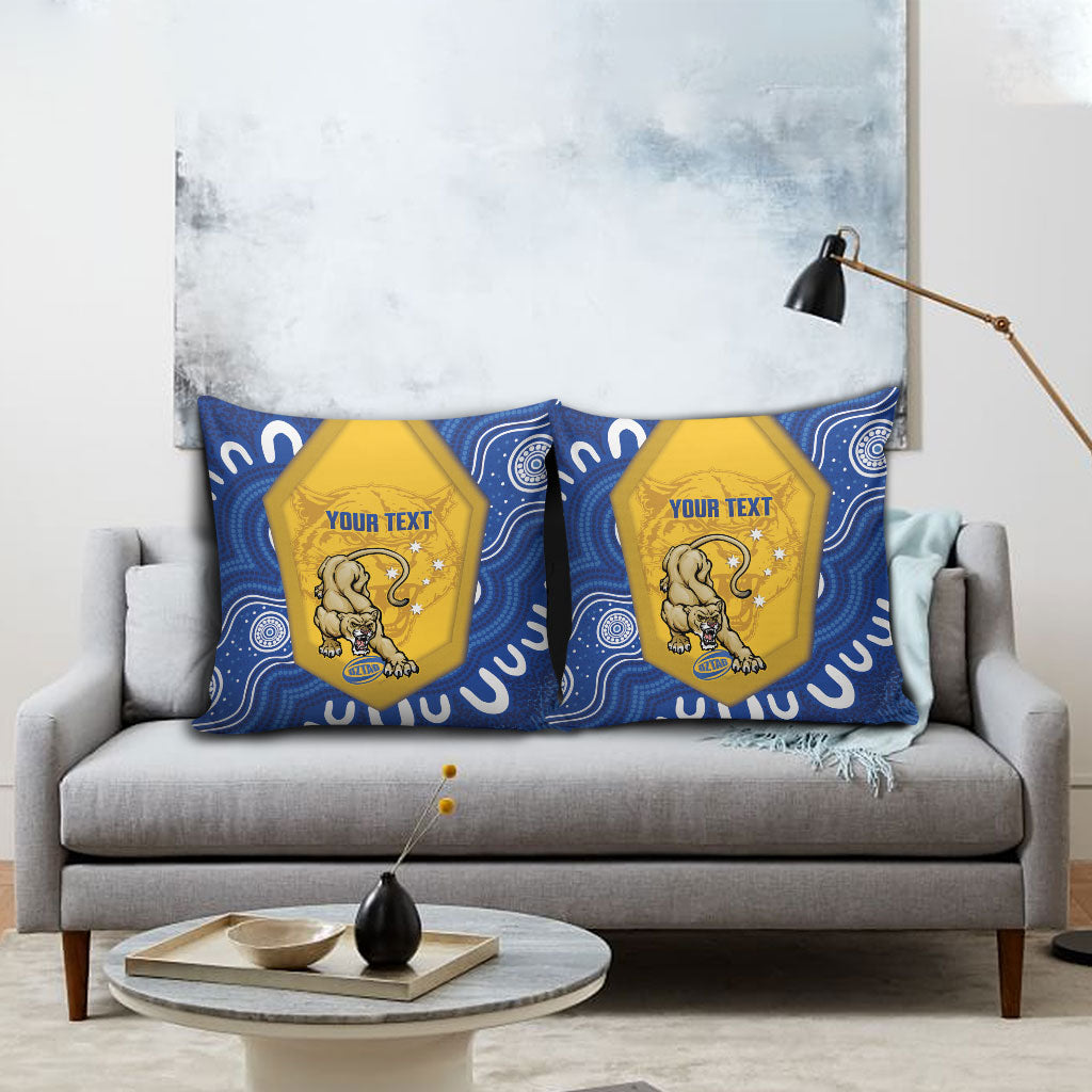 ACT Cougars Oztag Custom Pillow Cover Australian Capital Territory Indigenous Art