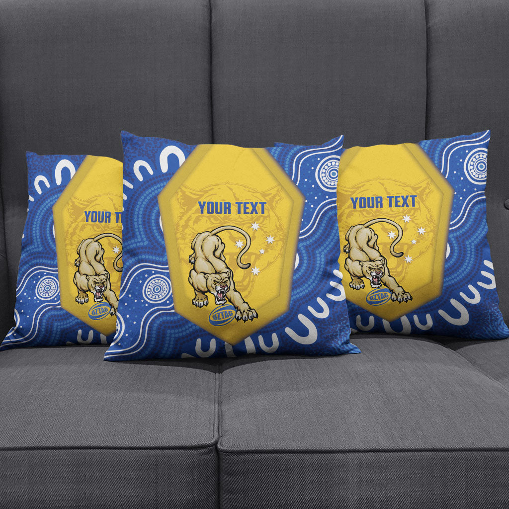 ACT Cougars Oztag Custom Pillow Cover Australian Capital Territory Indigenous Art