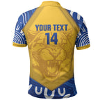 ACT Cougars Oztag Custom Polo Shirt Australian Capital Territory Indigenous Art