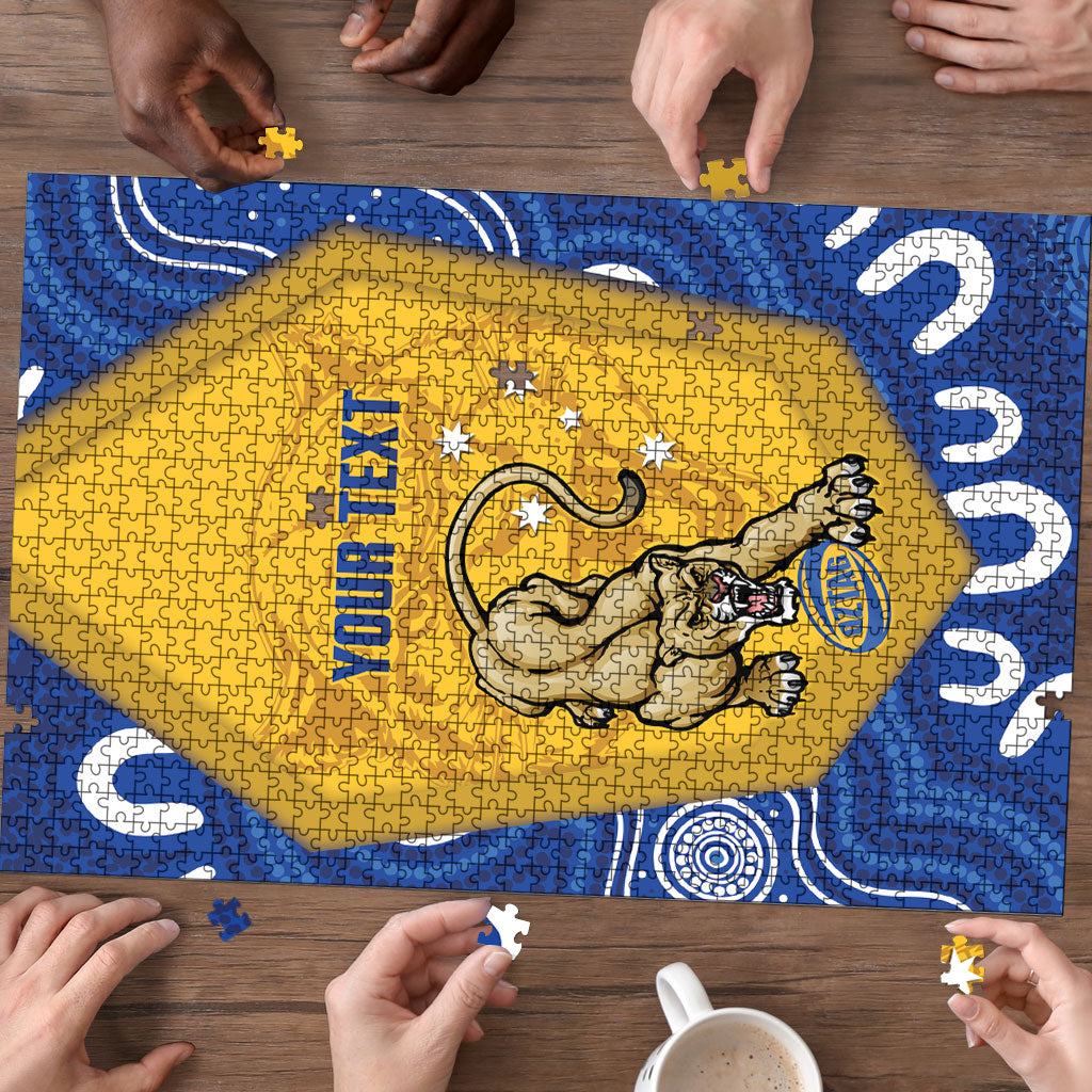 ACT Cougars Oztag Custom Puzzle Australian Capital Territory Indigenous Art